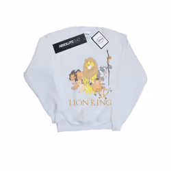 Disney Mens The Lion King Group Sweatshirt - XXL, White