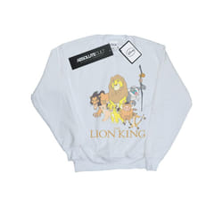 Disney Mens The Lion King Group Sweatshirt - XXL, White