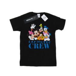 Disney Mens Mickey Mouse Disney Friends T-Shirt - S, Black