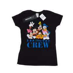 Disney Womens/Ladies Mickey Mouse Disney Friends Cotton T-Shirt - S, Black