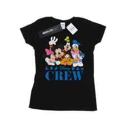 Disney Womens/Ladies Mickey Mouse Disney Friends Cotton T-Shirt - S, Black
