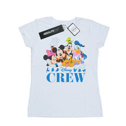 Disney Womens/Ladies Mickey Mouse Disney Friends Cotton T-Shirt - M, White