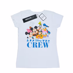 Disney Womens/Ladies Mickey Mouse Disney Friends Cotton T-Shirt - XXL, White