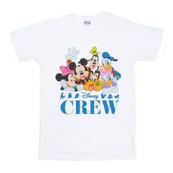 Disney Womens/Ladies Mickey Mouse Disney Friends Cotton Boyfriend T-Shirt - S, White