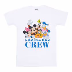 Disney Womens/Ladies Mickey Mouse Disney Friends Cotton Boyfriend T-Shirt - XXL, White
