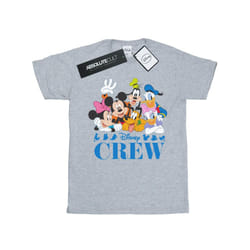 Disney Girls Mickey Mouse Disney Friends Cotton T-Shirt - 12-13 Years, Sports Grey
