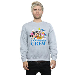 Disney Mens Mickey Mouse Disney Friends Sweatshirt - S, Sports Grey