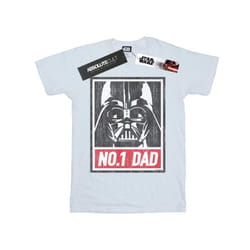 Star Wars Mens Number One Dad T-Shirt - S, White