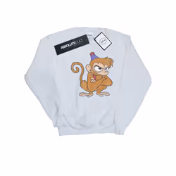 Disney Mens Aladdin Classic Angry Abu Sweatshirt - L, White