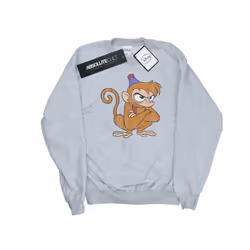 Disney Mens Aladdin Classic Angry Abu Sweatshirt - XL, Sports Grey