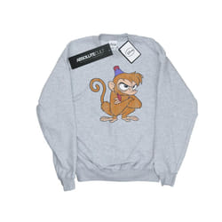 Disney Mens Aladdin Classic Angry Abu Sweatshirt - XL, Sports Grey