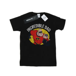 Disney Mens The Incredibles Bob Parr Incredible Dad T-Shirt - S, Black