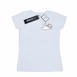 Disney Womens/Ladies Aristocats Marie Sweet Backside Breast Print Cotton T-Shirt - S, White