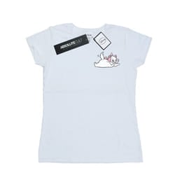 Disney Womens/Ladies Aristocats Marie Sweet Backside Breast Print Cotton T-Shirt - S, White