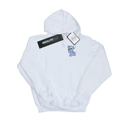 Disney Girls Lilo And Stitch Stitch Backside Breast Print Hoodie - 12-13 Years, White