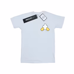 Disney Mens Donald Duck Backside Breast Print T-Shirt - XXL, White