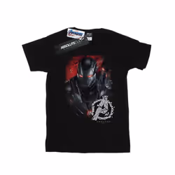 Marvel Boys Avengers Endgame War Machine Brushed T-Shirt - 12-13 Years, Black