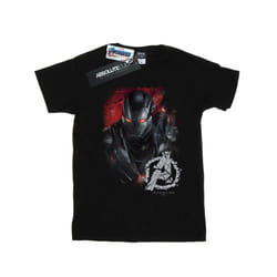 Marvel Boys Avengers Endgame War Machine Brushed T-Shirt - 12-13 Years, Black