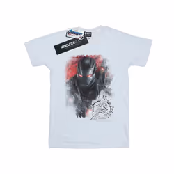 Marvel Boys Avengers Endgame War Machine Brushed T-Shirt - 5-6 Years, White