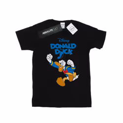 Disney Mens Donald Duck Furious Donald T-Shirt - L, Black