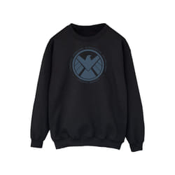 Marvel Mens Agents Of SHIELD Logistics Division Sweatshirt - L, Black