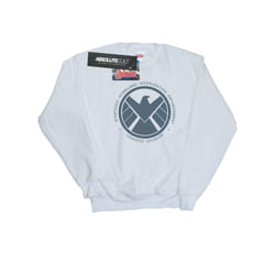 Marvel Mens Agents Of SHIELD Logistics Division Sweatshirt - XXL, White