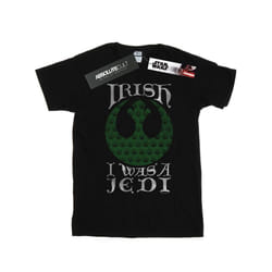 Star Wars Mens Irish I Was A Jedi T-Shirt - M, Black