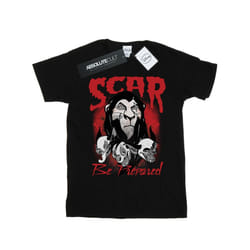 Disney Mens The Lion King Scar Be Prepared T-Shirt - XL, Black