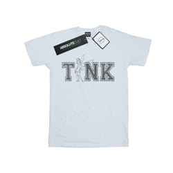 Disney Girls Tinker Bell Collegiate Tink Cotton T-Shirt - 9-11 Years, White