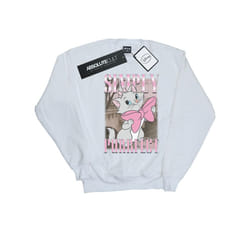 Disney Womens/Ladies Aristocats Marie Simply Purrfect Homage Sweatshirt - S, White