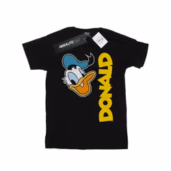 Disney Mens Donald Duck Greetings T-Shirt - XXL, Black