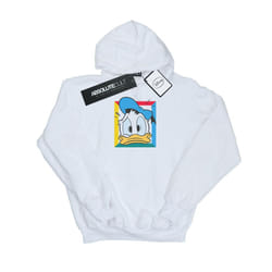 Disney Girls Donald Duck Panicked Hoodie - 9-11 Years, White