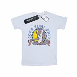 Disney Mens The Lion King Rafiki Good Vibes Only T-Shirt - XXL, White