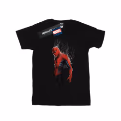 Marvel Womens/Ladies Spider-Man Web Wrap Cotton Boyfriend T-Shirt - S, Black