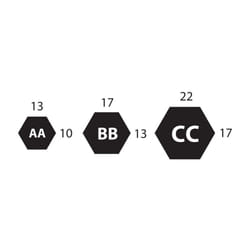 AA112 Hexagonal Belt - Standard