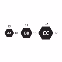 AA86 Hexagonal Belt - Standard
