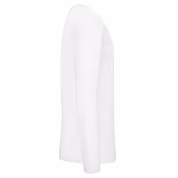 B&C Mens #E150 Long Sleeve T-Shirt - S, White