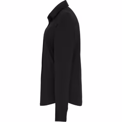 Premier Womens/Ladies Stretch Fit Poplin Long Sleeve Blouse - S, Black
