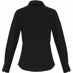 Premier Womens/Ladies Stretch Fit Poplin Long Sleeve Blouse - XS, Black