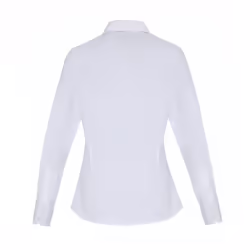Premier Womens/Ladies Stretch Fit Poplin Long Sleeve Blouse - L, White