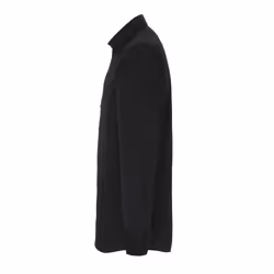 Premier Mens Stretch Fit Poplin Long Sleeve Shirt - L, Black