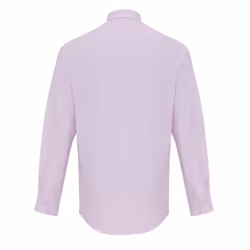 Premier Mens Cotton Rich Oxford Stripe Shirt - M, White/Pink