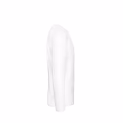 B&C Mens #E190 Long Sleeve T-Shirt - 2XL, White