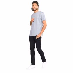 Duke Mens Flyers-1 Crew Neck T-Shirt - XL, Grey Melange