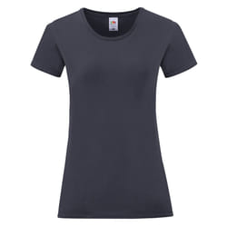 Fruit Of The Loom Womens/Ladies Iconic T-Shirt - XL, Deep Navy