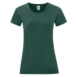 Fruit Of The Loom Womens/Ladies Iconic T-Shirt - S, Forest