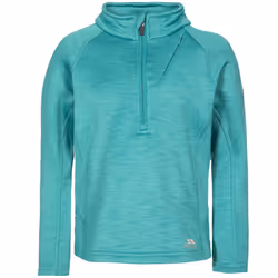 Trespass Childrens Girls Celina Fleece - 5/6 Years, Green Ocean Marl