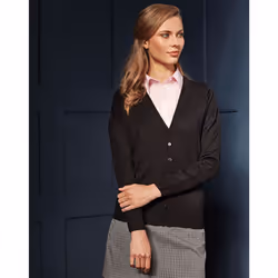 Premier Womens/Ladies Essential Acrylic Cardigan - 12 UK, Black