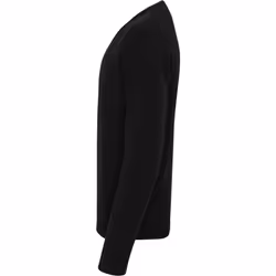 Premier Mens Essential Acrylic V-Neck Sweater - L, Black