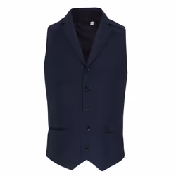 Premier Mens Herringbone Waistcoat - XS, Navy